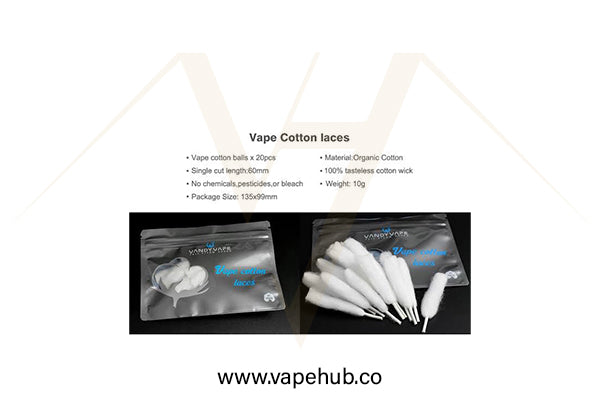 Vandyvape Cotton Lace available at Vape Hub Pakistan.