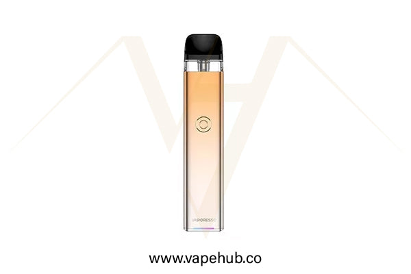 Vaporesso Xros 3 Pod Kit royal gold available at Vape Hub Pakistan.