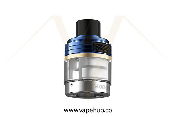 VOOPOO TPP-X Replacement empty Pod blue available at Vape Hub Pakistan.