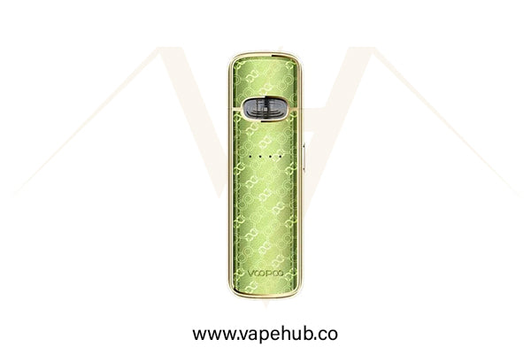 VOOPOO VMATE E Pod Kit green inlaid gold available at Vape Hub Pakistan.