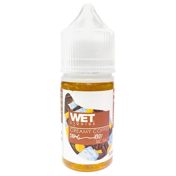 WET Creamy Coffee 30ML nicotine salt available at Vape Hub Pakistan.