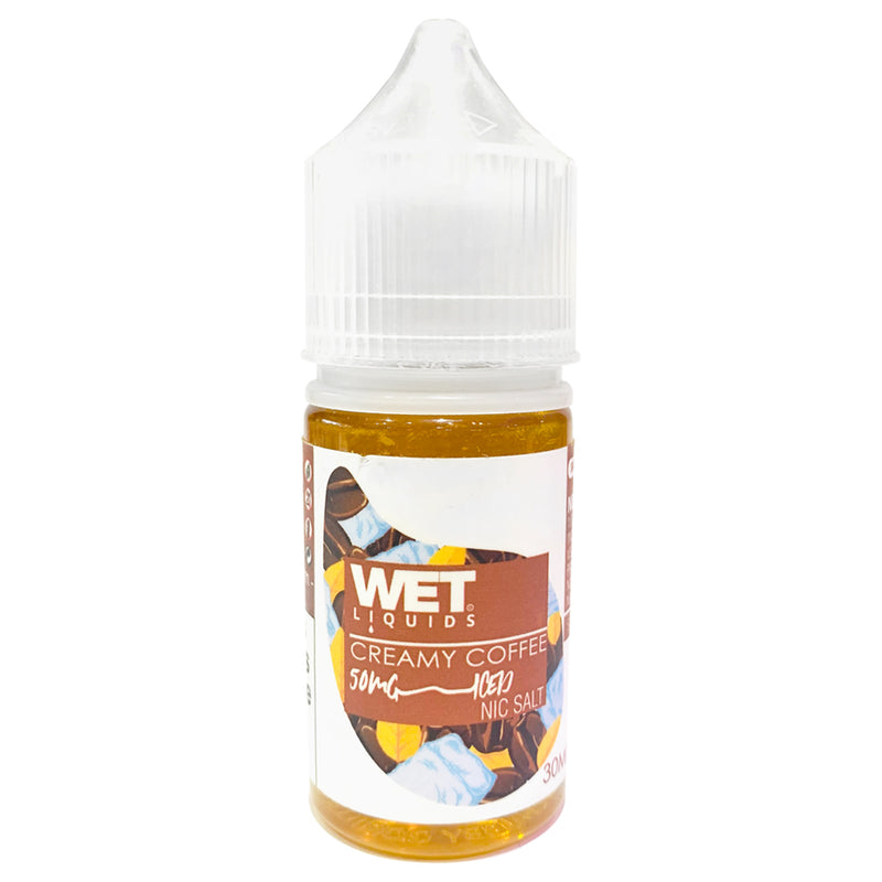 WET Creamy Coffee 30ML nicotine salt available at Vape Hub Pakistan.