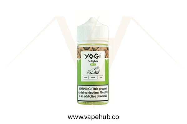 Yogi Delights Apple Ice 100ML available at Vape Hub Pakistan.