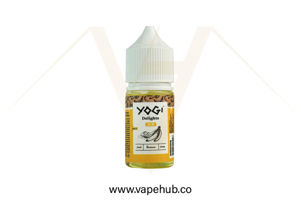 Yogi Delights Banana Ice 30ML nicotine salt available at Vape Hub Pakistan.