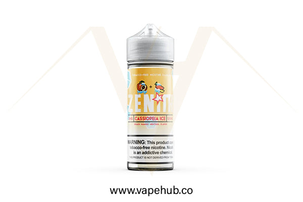 Zenith Cassiopeia Ice 120ML available at Vape Hub Pakistan.